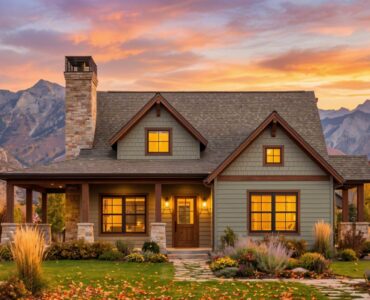 3-Bedroom Mountain Country House Plan with Wrap-Around Porch